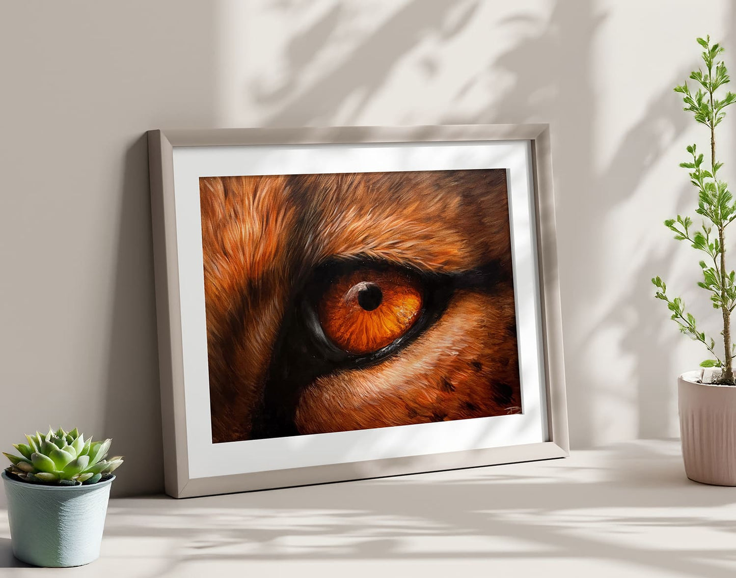 Cheetah Eye - Original Oil Painting