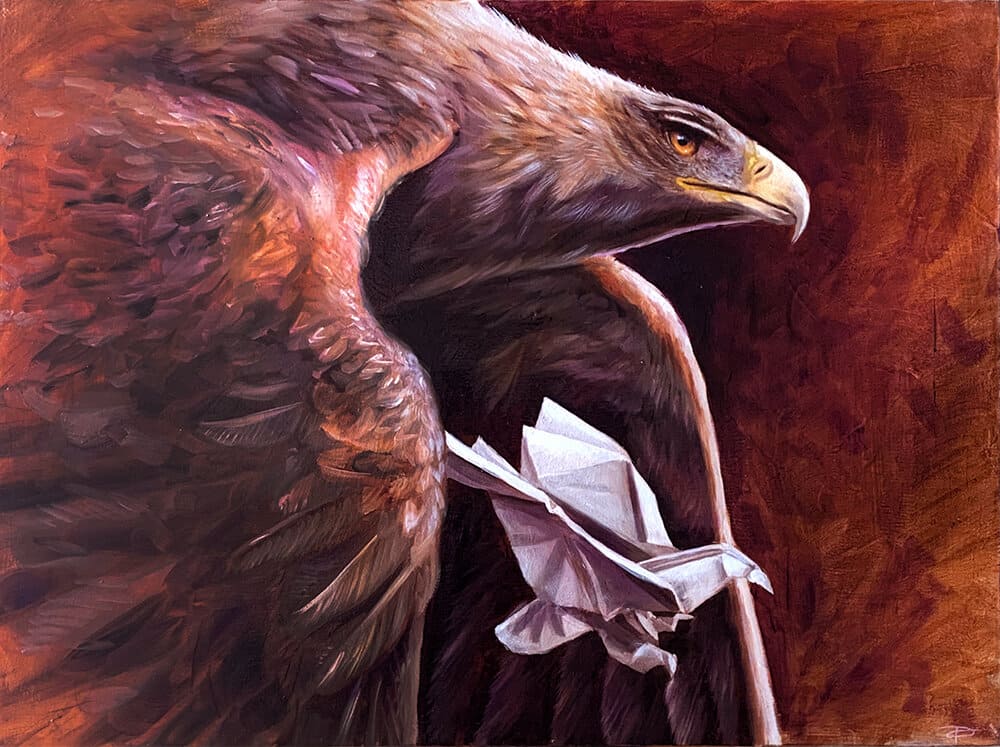 "And Now You Fly" - Original Oil Painting