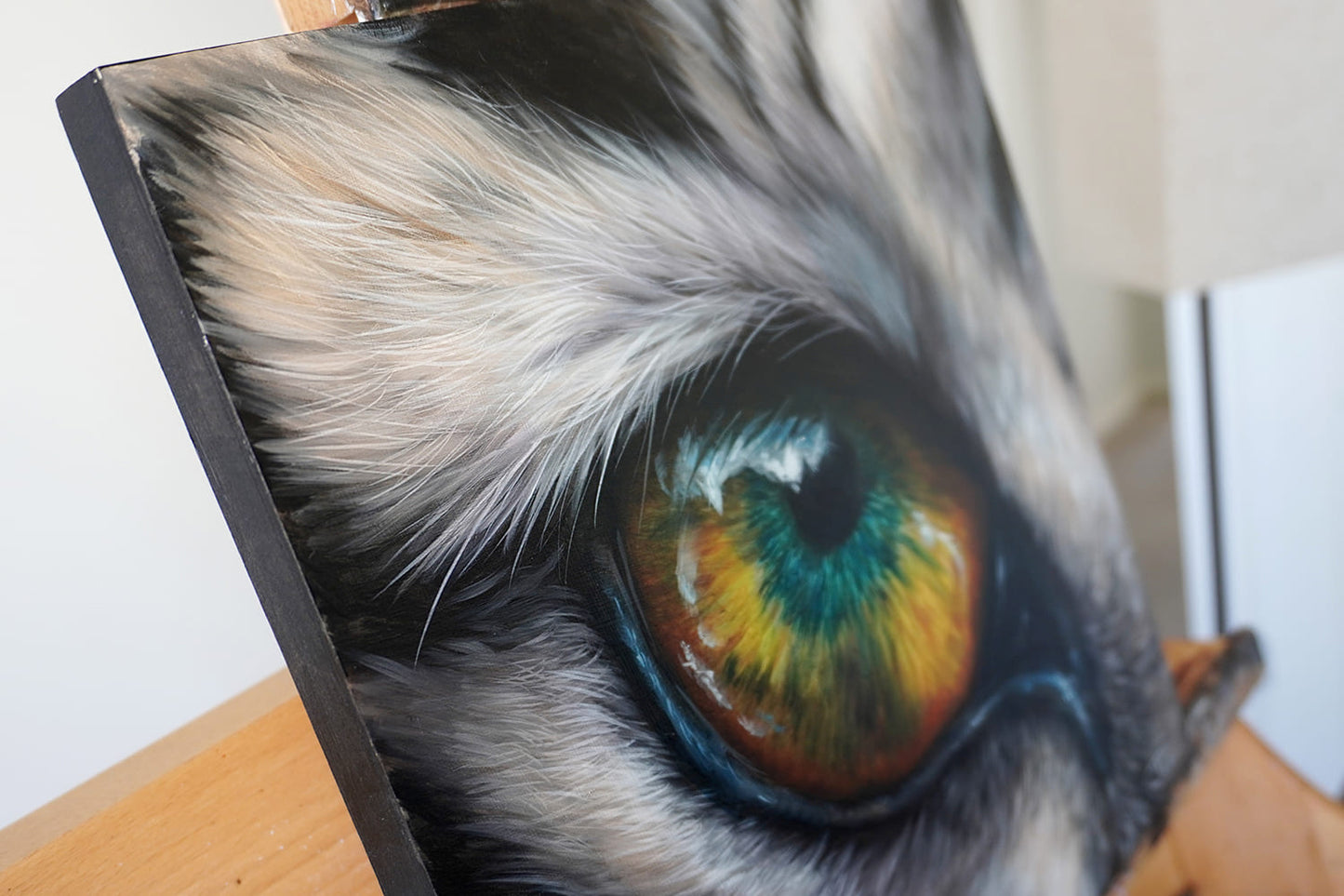 White Tiger Eye - Original Oil Painting
