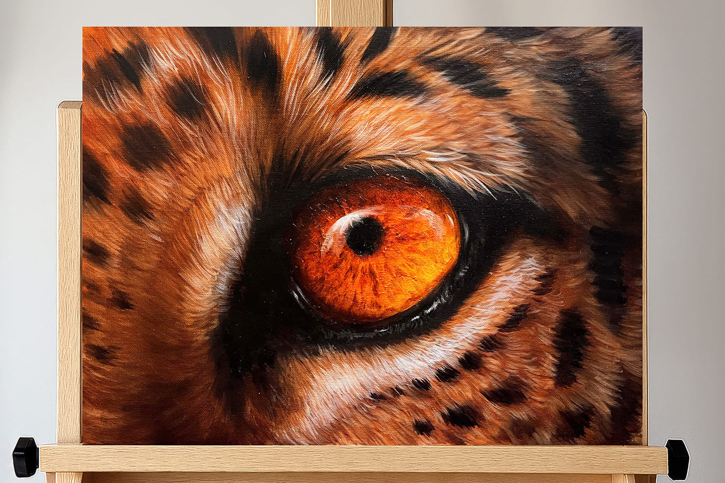 Leopard Eye - Original Oil Painting