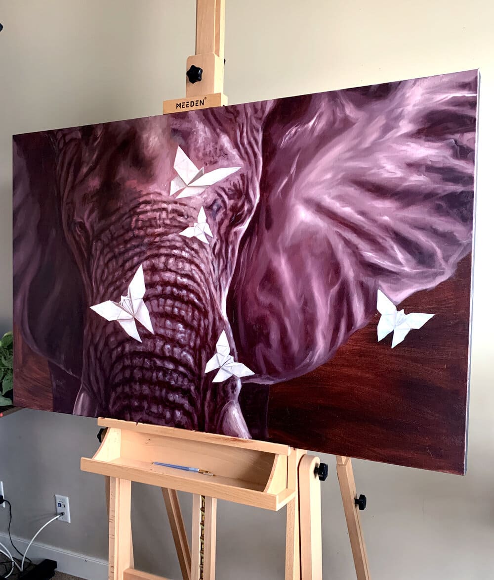 "My Fortress" - Original Oil Painting