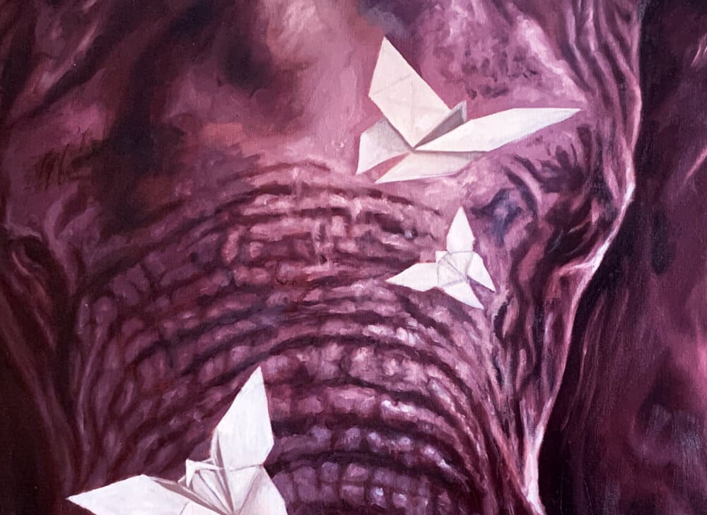 "My Fortress" - Original Oil Painting