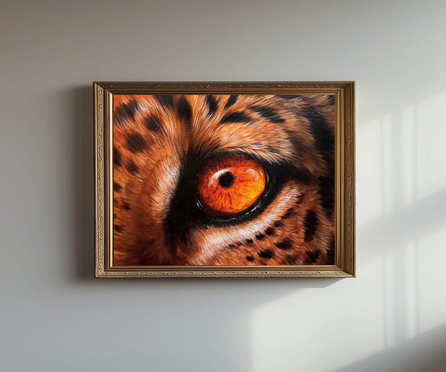 Leopard Eye  - Original Oil Painting