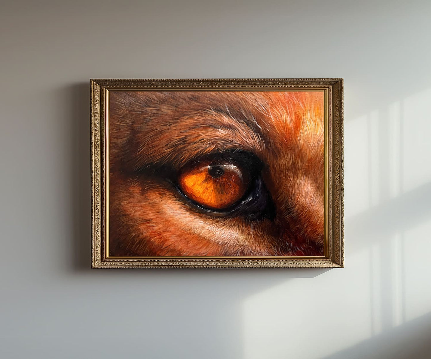 Lion Eye  - Original Oil Painting