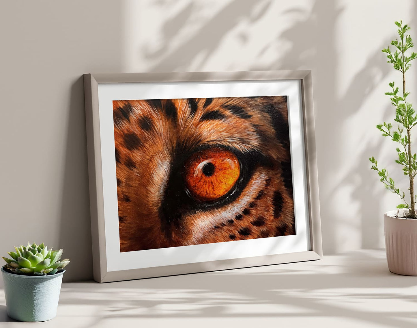 Leopard Eye  - Original Oil Painting