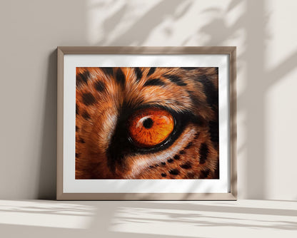Leopard Eye  - Original Oil Painting
