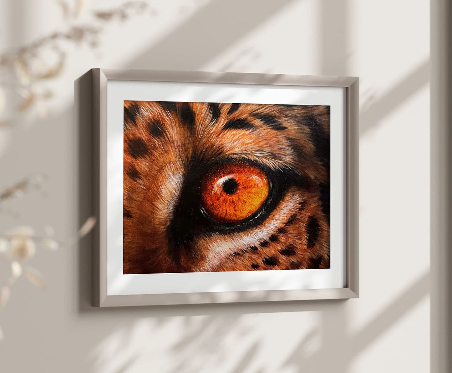 Leopard Eye  - Original Oil Painting