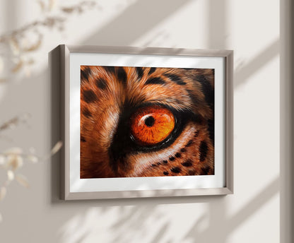 Leopard Eye  - Original Oil Painting
