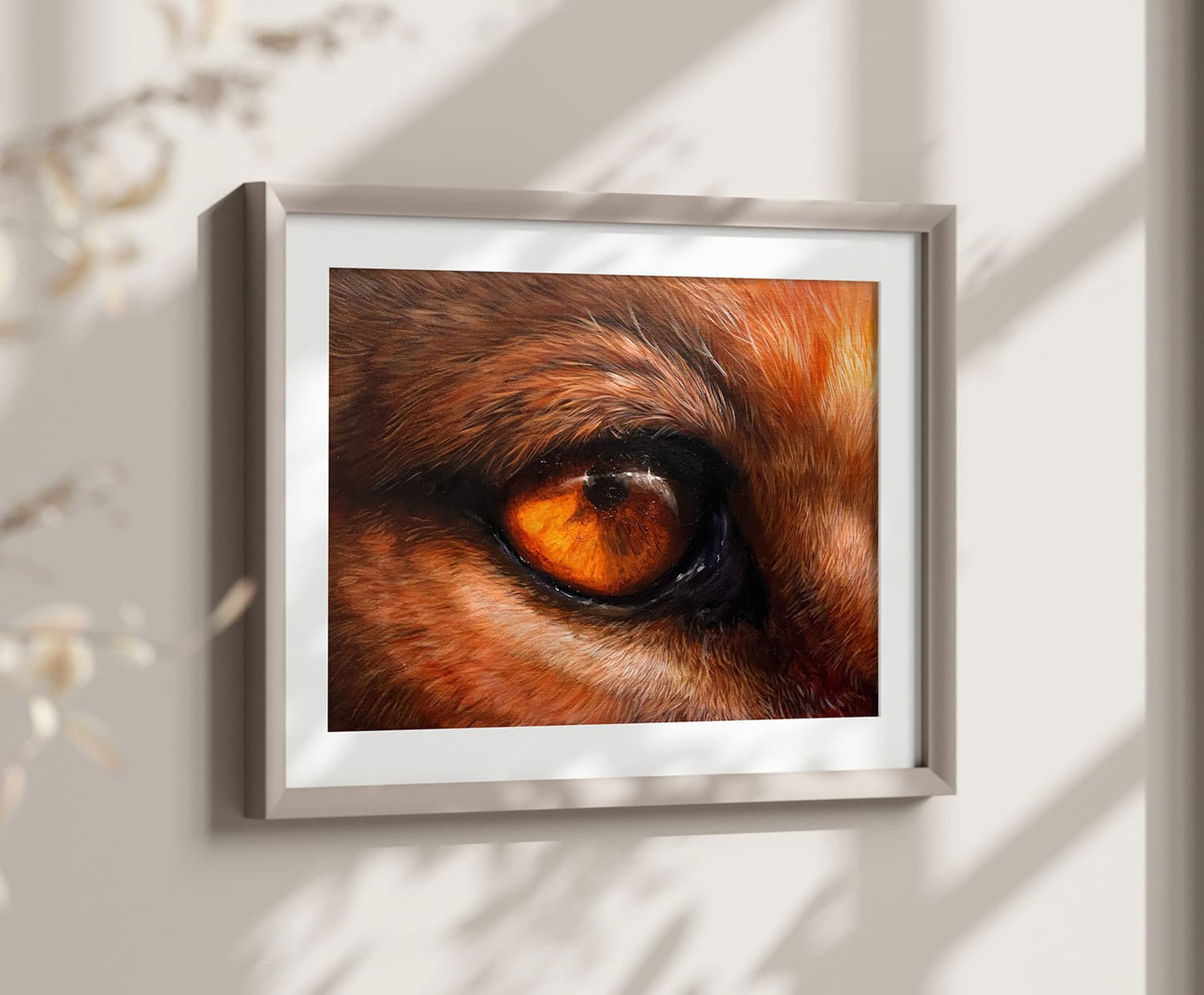 Lion Eye  - Original Oil Painting