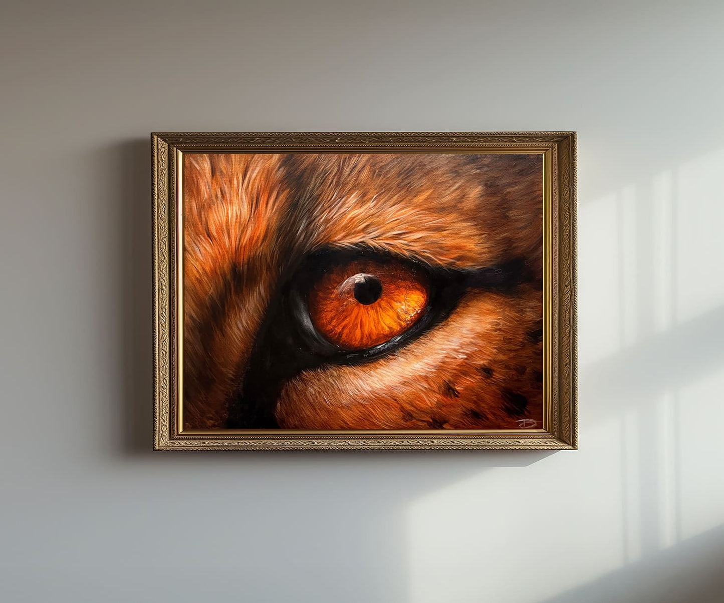Cheetah Eye  - Original Oil Painting