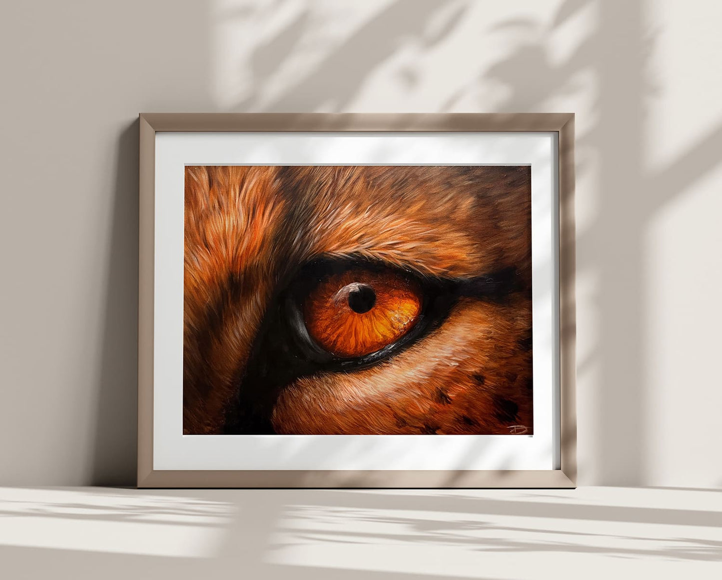 Cheetah Eye  - Original Oil Painting
