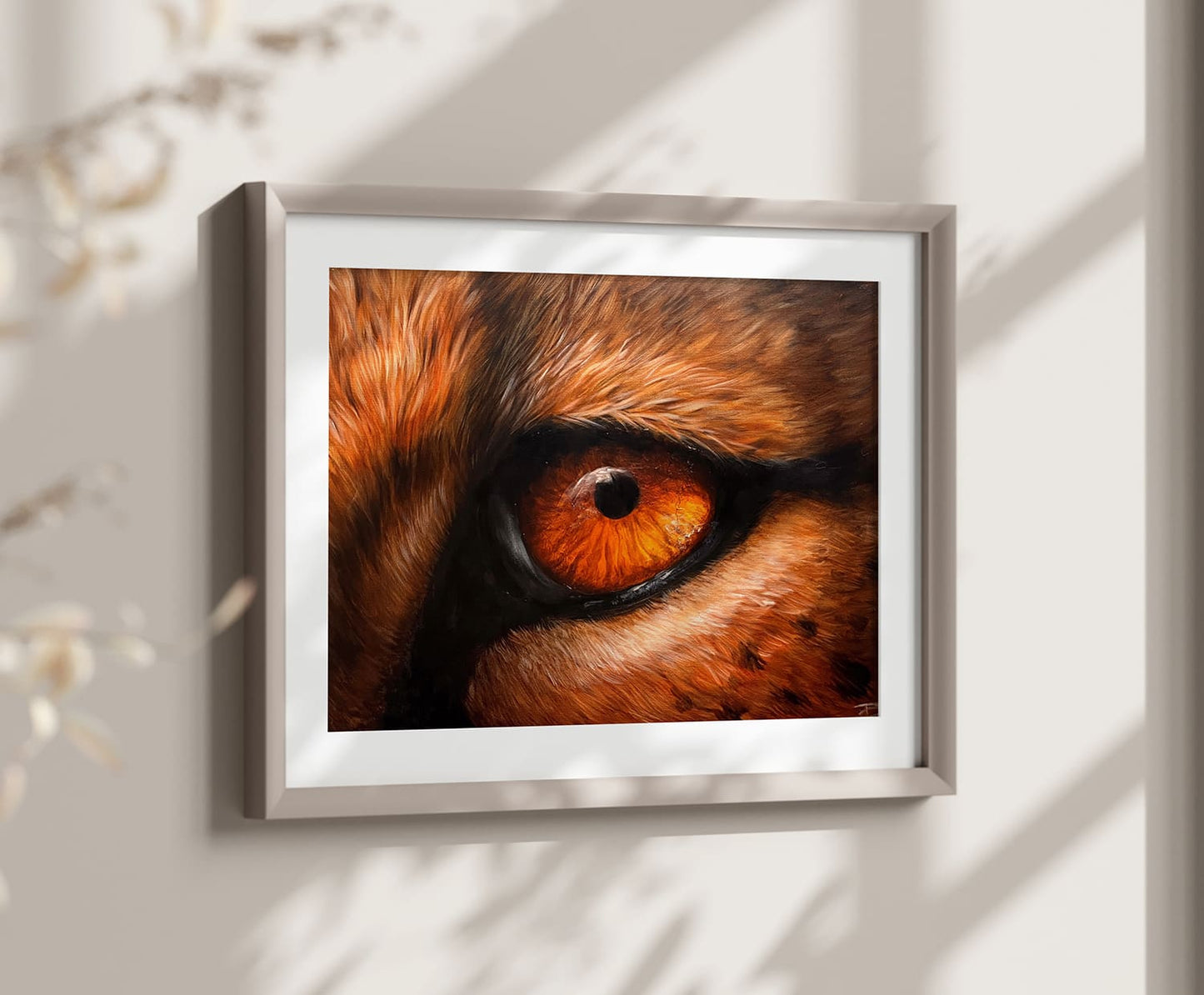 Cheetah Eye  - Original Oil Painting