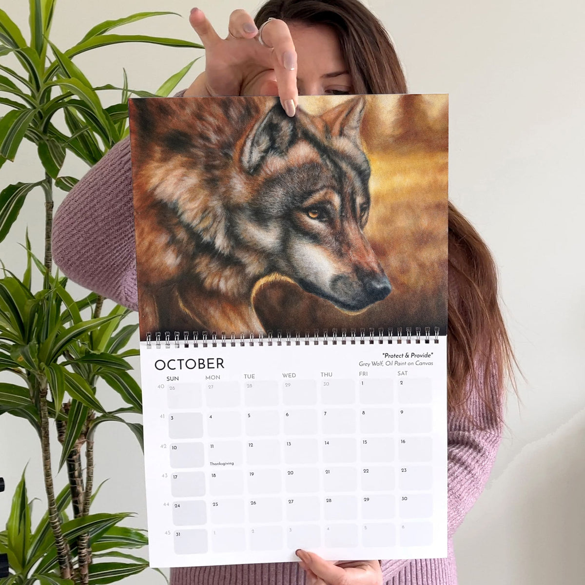 2027 Wildlife Art Calendar (UK, EU, NZ, AU & Asia)