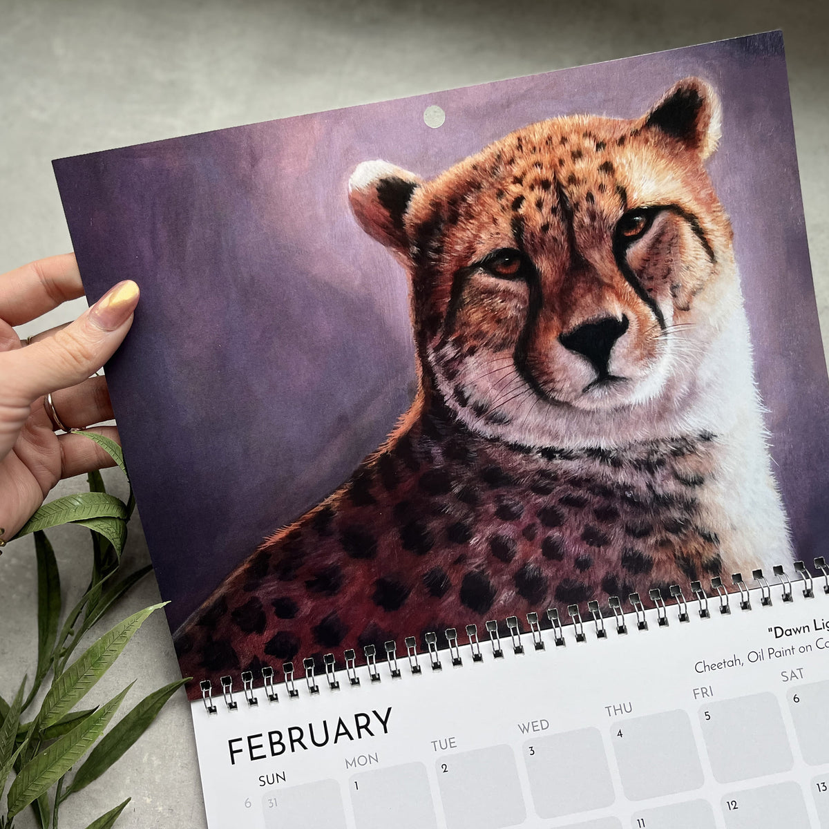 2027 Wildlife Art Calendar (UK, EU, NZ, AU & Asia)