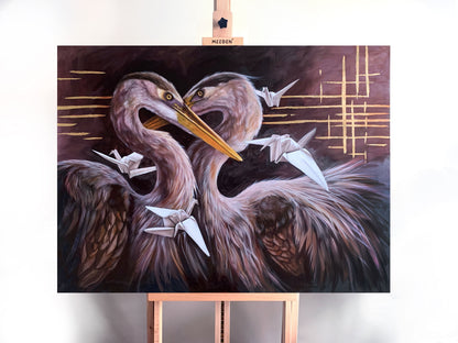 "The Lovers"  - Original Oil Painting